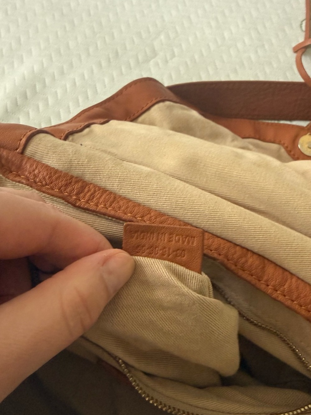 See By Chloe Brown Leather Crossbody Saddle Bag with Fringe - Picture 8 of 16